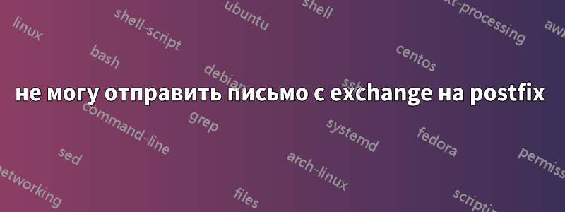 не могу отправить письмо с exchange на postfix