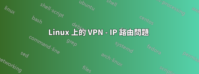 Linux 上的 VPN - IP 路由問題