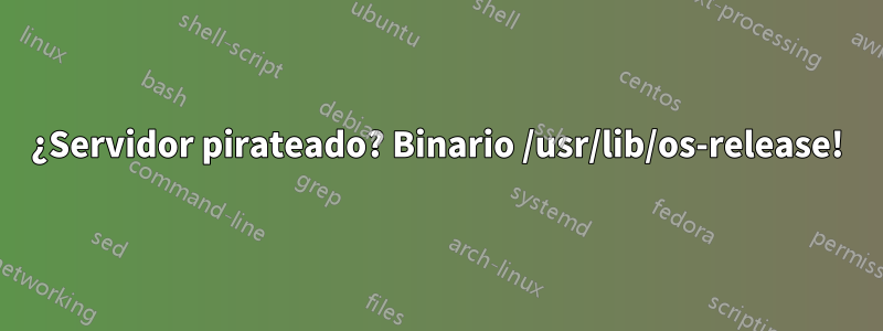 ¿Servidor pirateado? Binario /usr/lib/os-release!