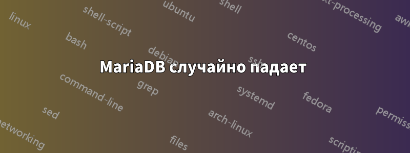 MariaDB случайно падает