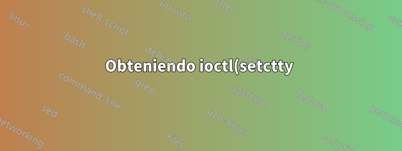 Obteniendo ioctl(setctty): operación no permitida: error desconocido en la configuración de K8S-Docker