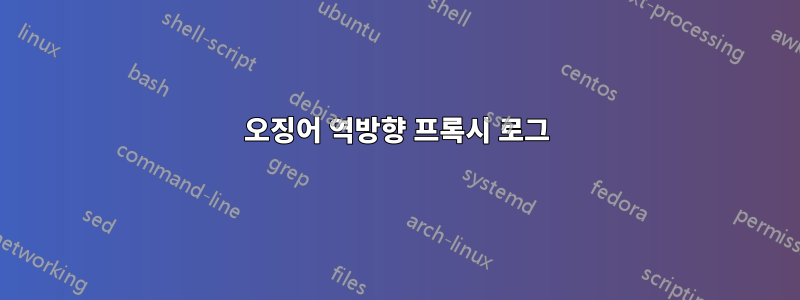 오징어 역방향 프록시 로그