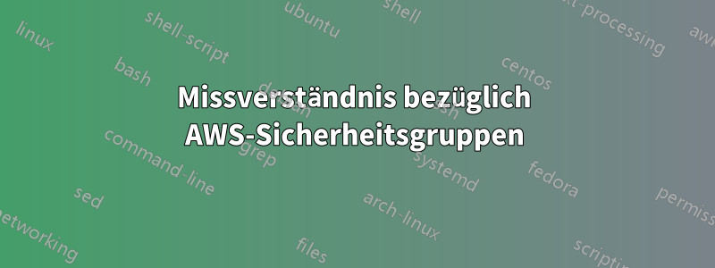 Missverständnis bezüglich AWS-Sicherheitsgruppen