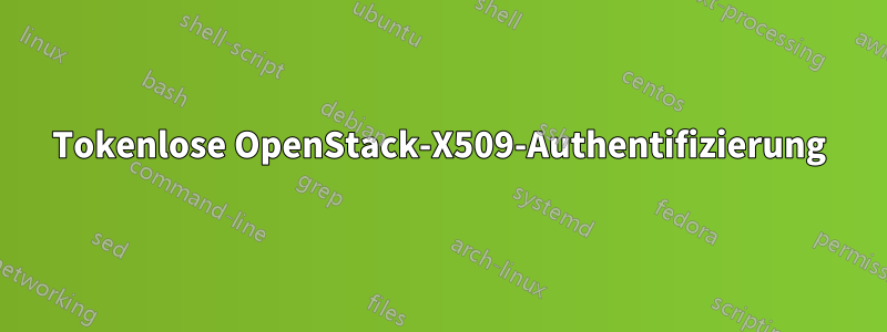 Tokenlose OpenStack-X509-Authentifizierung
