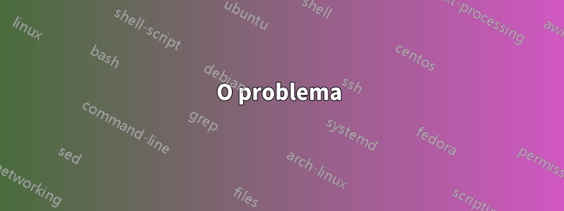 O problema