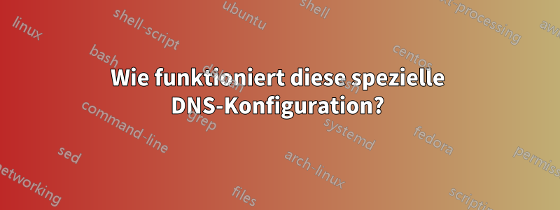 Wie funktioniert diese spezielle DNS-Konfiguration?