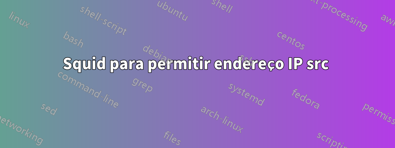 Squid para permitir endereço IP src