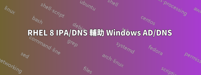 RHEL 8 IPA/DNS 輔助 Windows AD/DNS
