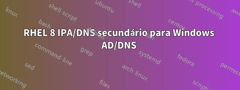 RHEL 8 IPA/DNS secundário para Windows AD/DNS