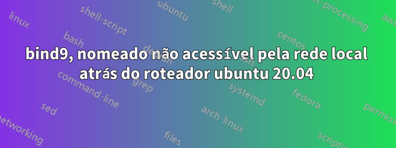 bind9, nomeado não acessível pela rede local atrás do roteador ubuntu 20.04