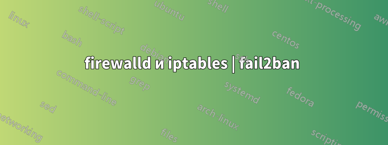 firewalld и iptables | fail2ban