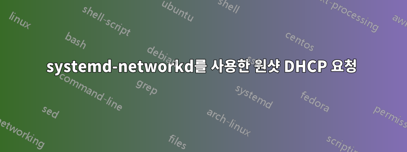 systemd-networkd를 사용한 원샷 DHCP 요청