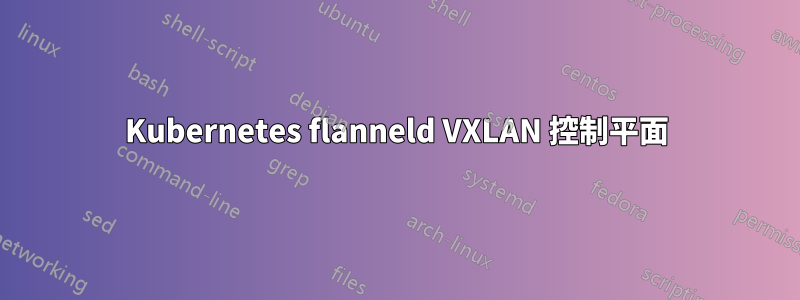 Kubernetes flanneld VXLAN 控制平面