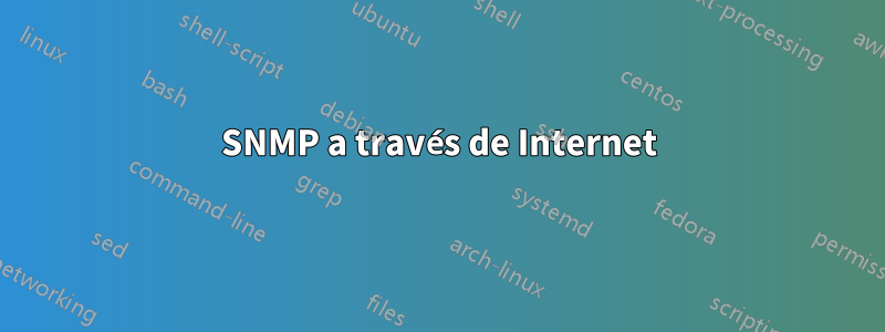 SNMP a través de Internet