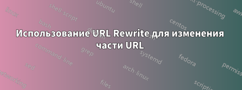 Использование URL Rewrite для изменения части URL