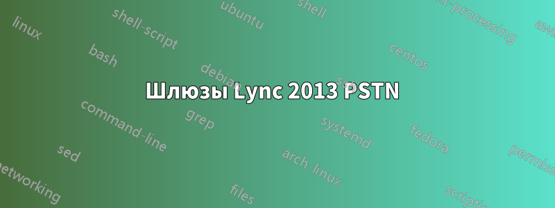 Шлюзы Lync 2013 PSTN 