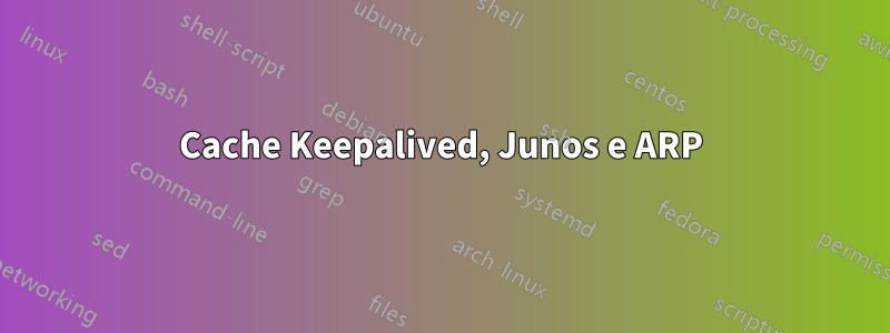 Cache Keepalived, Junos e ARP