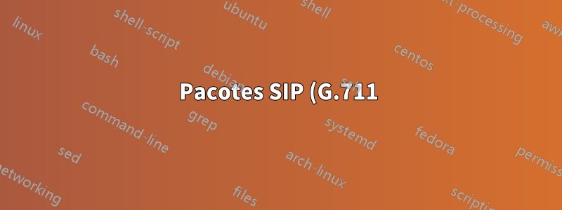 Pacotes SIP (G.711) ficando fora de ordem