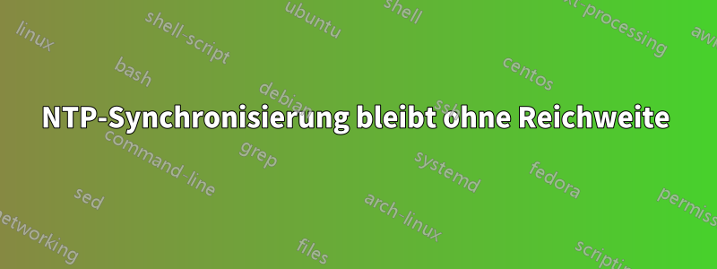 NTP-Synchronisierung bleibt ohne Reichweite