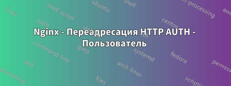 Nginx - Переадресация HTTP AUTH - Пользователь