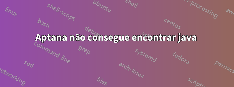 Aptana não consegue encontrar java