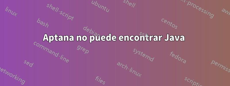 Aptana no puede encontrar Java