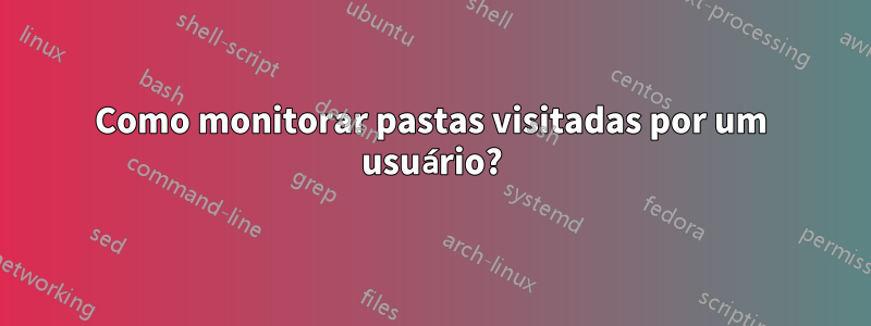 Como monitorar pastas visitadas por um usuário?