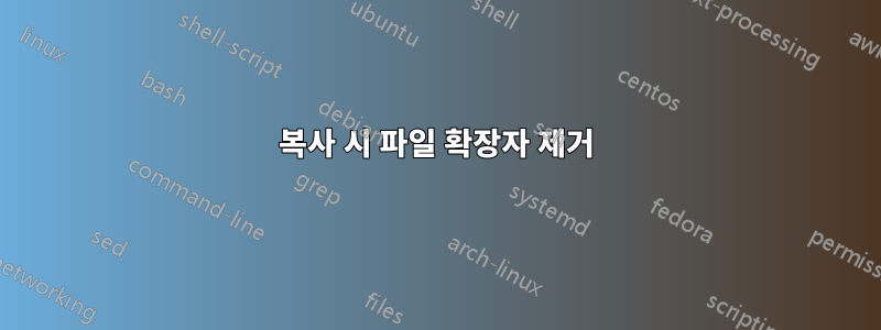 복사 시 파일 확장자 제거