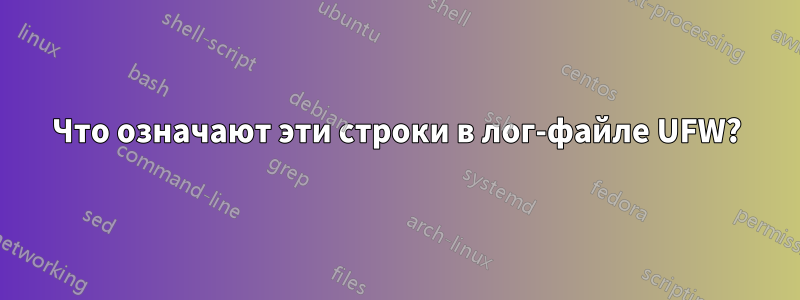 Что означают эти строки в лог-файле UFW?