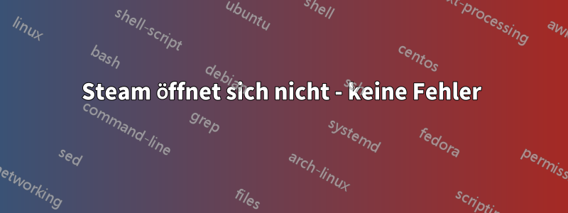 Steam öffnet sich nicht - keine Fehler