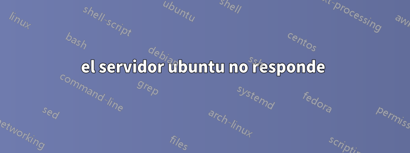 el servidor ubuntu no responde