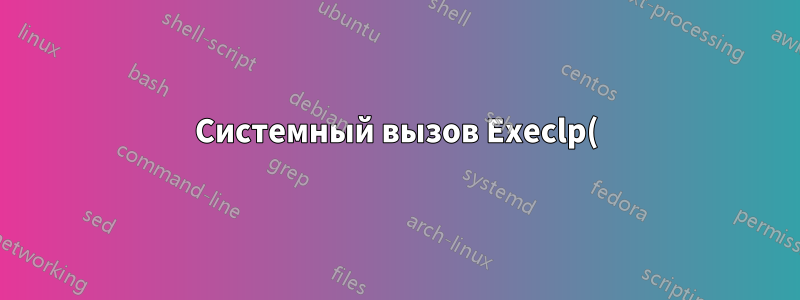 Системный вызов Execlp()