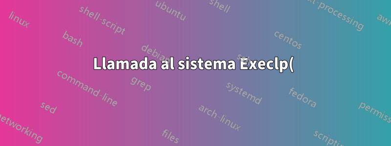 Llamada al sistema Execlp()
