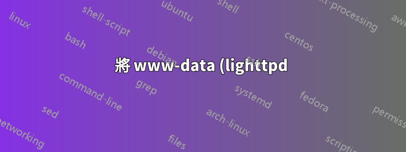 將 www-data (lighttpd) 設定為 sudoer 不起作用