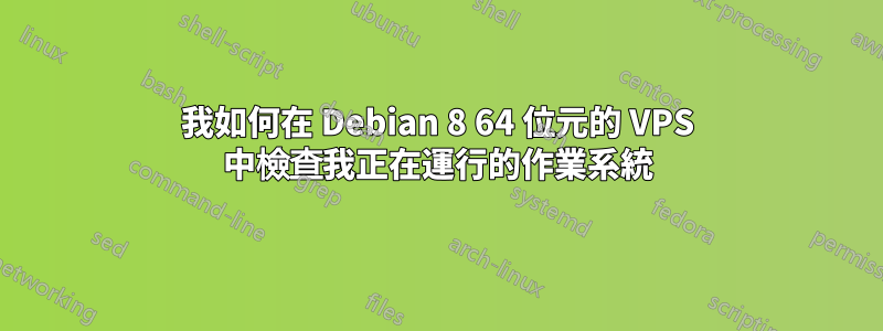我如何在 Debian 8 64 位元的 VPS 中檢查我正在運行的作業系統