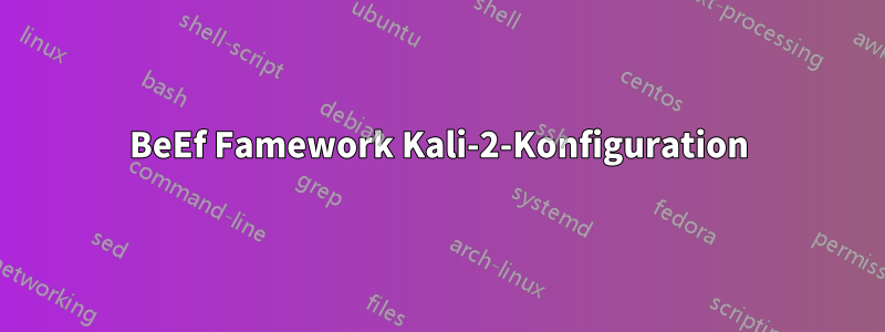 BeEf Famework Kali-2-Konfiguration