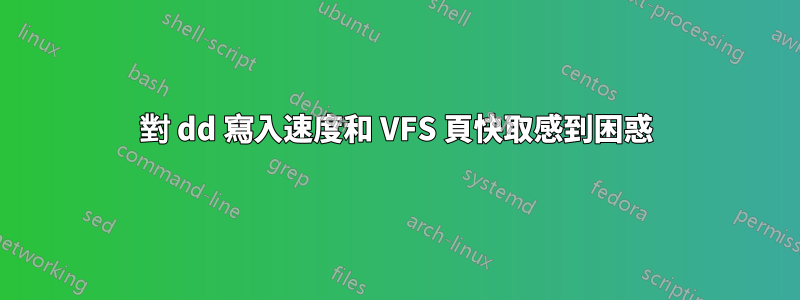 對 dd 寫入速度和 VFS 頁快取感到困惑