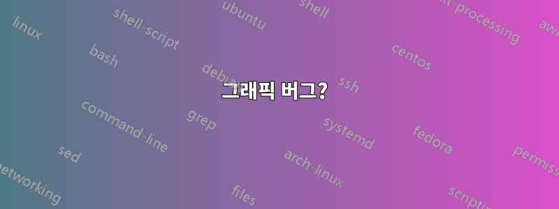 그래픽 버그?