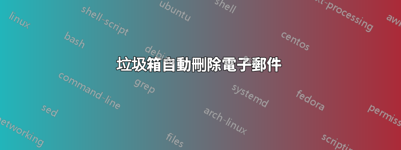 垃圾箱自動刪除電子郵件
