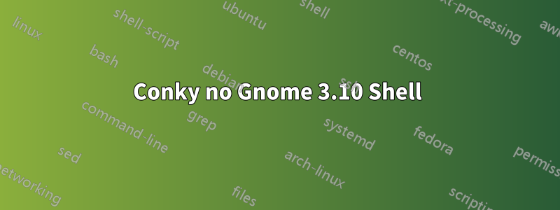 Conky no Gnome 3.10 Shell