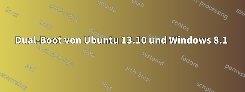 Dual-Boot von Ubuntu 13.10 und Windows 8.1