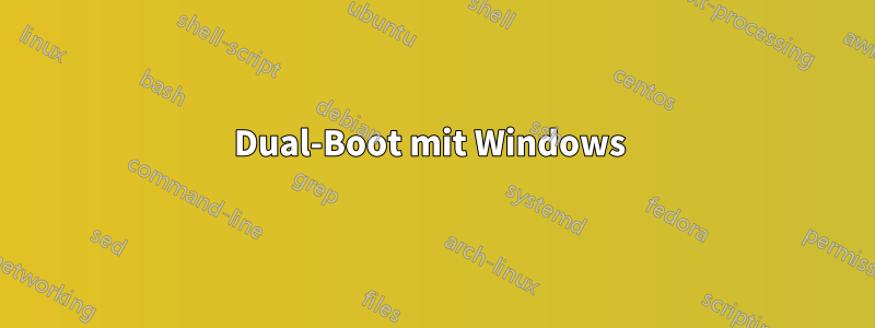 Dual-Boot mit Windows 