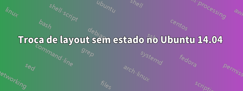 Troca de layout sem estado no Ubuntu 14.04