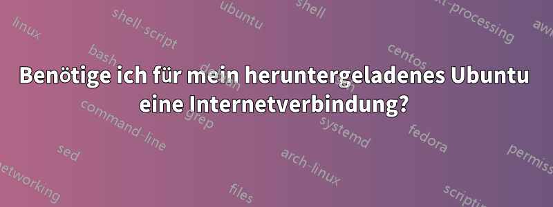 Benötige ich für mein heruntergeladenes Ubuntu eine Internetverbindung?