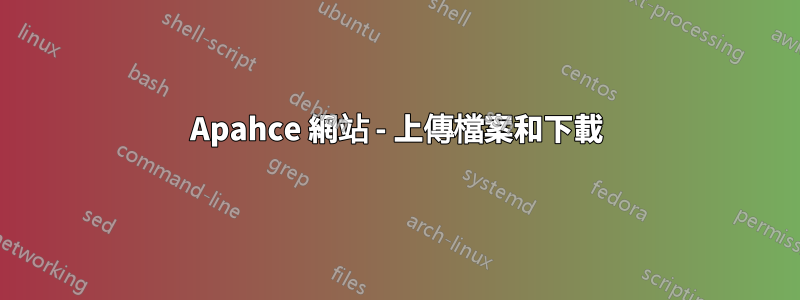 Apahce 網站 - 上傳檔案和下載