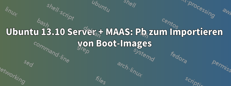 Ubuntu 13.10 Server + MAAS: Pb zum Importieren von Boot-Images