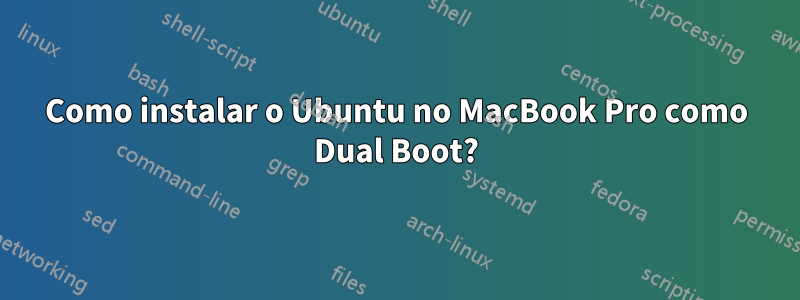 Como instalar o Ubuntu no MacBook Pro como Dual Boot?