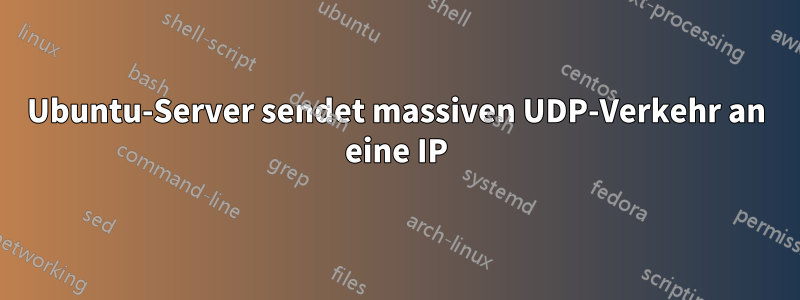 Ubuntu-Server sendet massiven UDP-Verkehr an eine IP