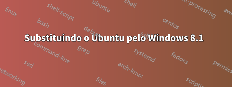 Substituindo o Ubuntu pelo Windows 8.1 