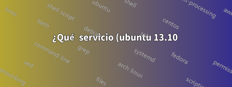 ¿Qué servicio (ubuntu 13.10) pone mi computadora portátil en suspensión cuando cierro la tapa?